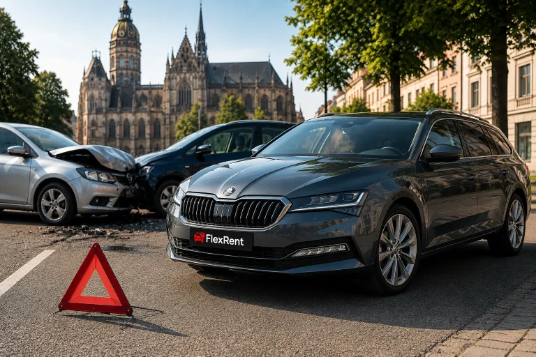 Náhradné auto pri poistnej udalosti v Košiciach – FlexRent